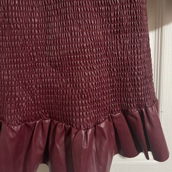 7 for all man kind pleather mini dress - Picture 2 of 6